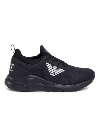 Lace-Up Sneakers Black