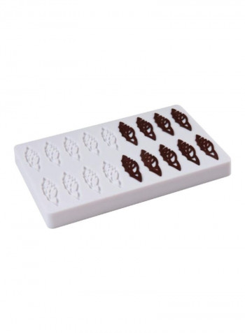 Chocolate Mould White 72x24millimeter