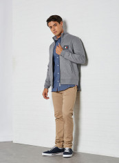 Icon Essentials Zip Through Sweatshirt Dark Grey Heather