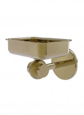 Satellite Orbit Two Collection Wall Mounted Twisted Accents Soap Dish Gold
