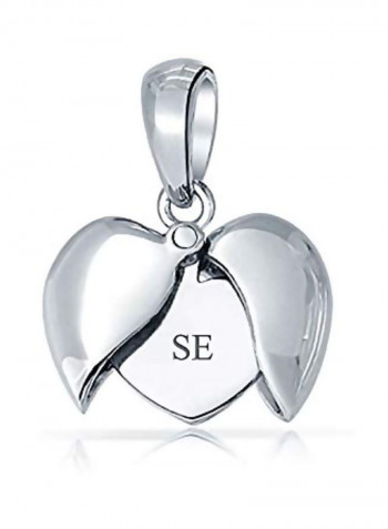 925 Sterling Silver Best Friend Mom Heart Locket Pendant Necklace