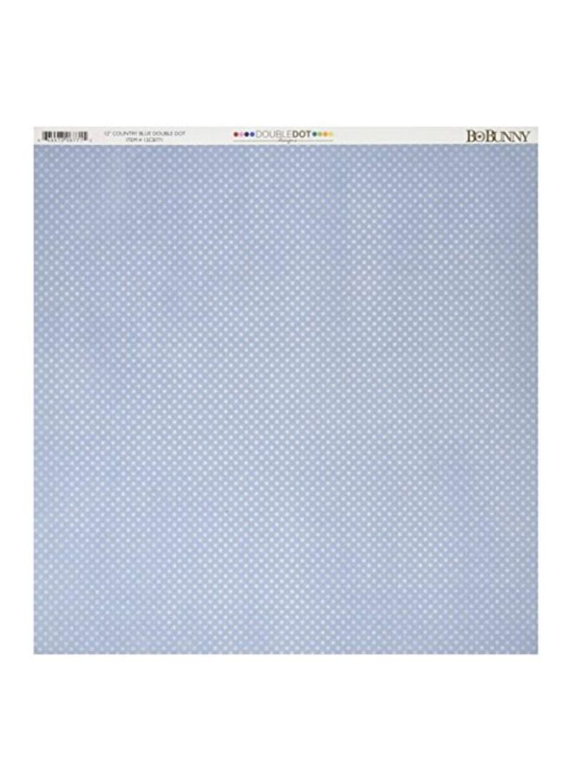 Double Dot Paper Country Blue