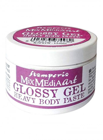 Glossy Gel Heavy Body Paste Clear
