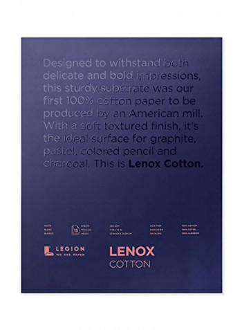 Lenox Cotton Craft Paper Blue/Red
