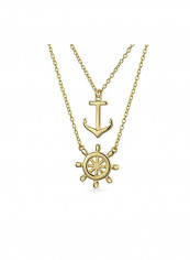 925 Sterling Silver 14 Carat Gold Plated Pendant Necklace