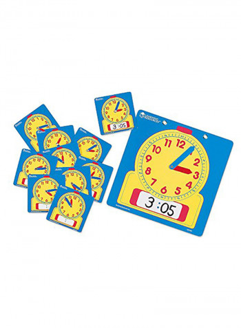 Learning Resources Write & Wipe Clocks Classroom Set