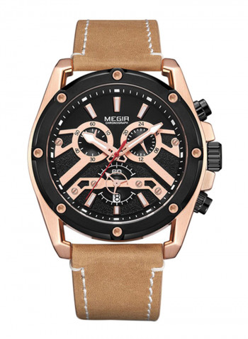 Men's Chronograph Quartz Round Watch 1139