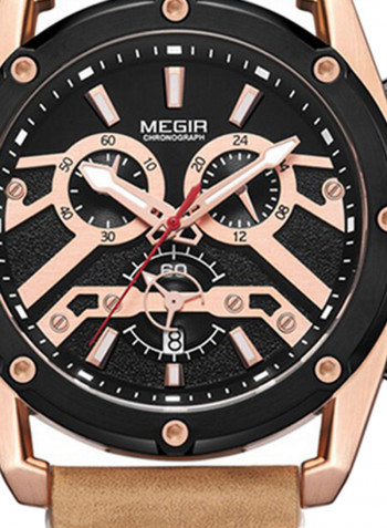 Men's Chronograph Quartz Round Watch 1139