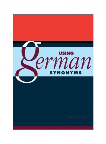 Using German Synonyms Paperback English by Martin Durrell