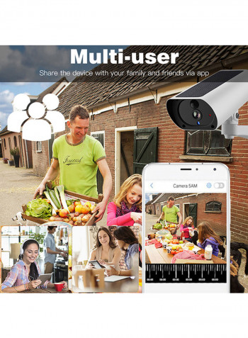 2MP 1080P Solar Powered IP Camera