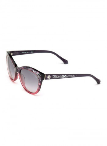 Women's UV Protected Cat Eye Sunglasses - Lens Size: 55 mm