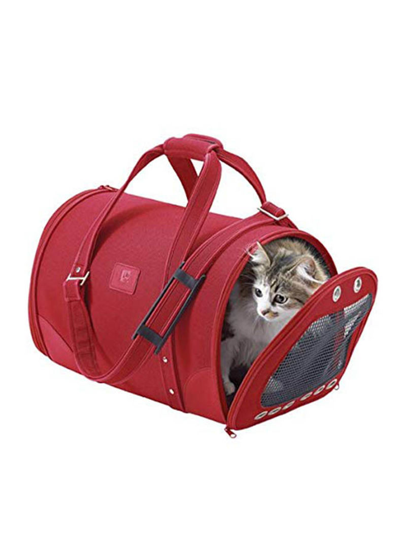 Pet Carry Transport Bag Red