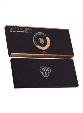 10-Colour Ultra Studio HD Foundation Multicolour