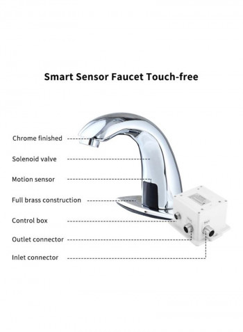 Automatic Sensor Touchless Faucet Silver
