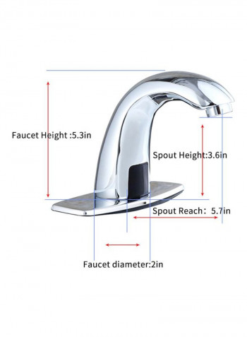 Automatic Sensor Touchless Faucet Silver