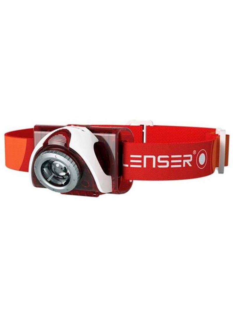 LED Lenser Seo3 Directional Head Torch - Red