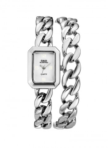 Women's Casual Stainless Steel Quartz Analog Watch NSSB037006616