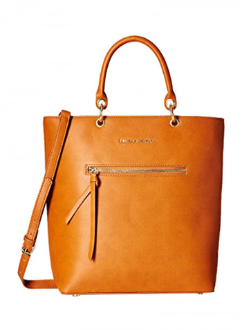 Polyester Blend Handbag LWHB02036TAN Brown