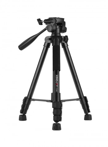 VT-880 2-In-1 360 Degree Panoramic Shooting Portable Adjustable Tripod 50.0x12.0x11.8centimeter Black