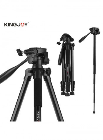 VT-880 2-In-1 360 Degree Panoramic Shooting Portable Adjustable Tripod 50.0x12.0x11.8centimeter Black