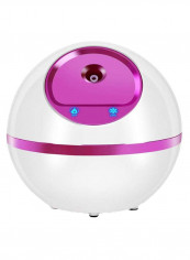 Portable Moisturizer Facial Steamer White/Pink 18 x 18 x 18.3cm
