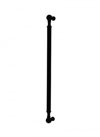 Beaded Designed Pull Bar Black 18x1.8x1inch