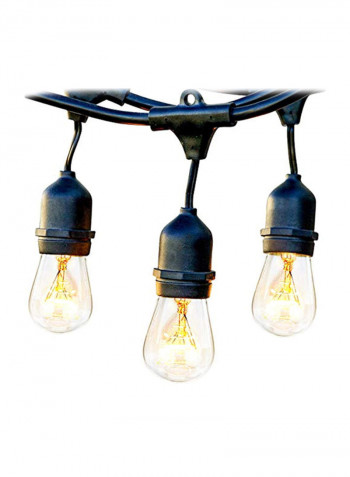 Waterproof Outdoor String Light Yellow 48feet