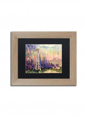 South Carolina Map Canvas Wall Art Multicolour 14 x 19inch