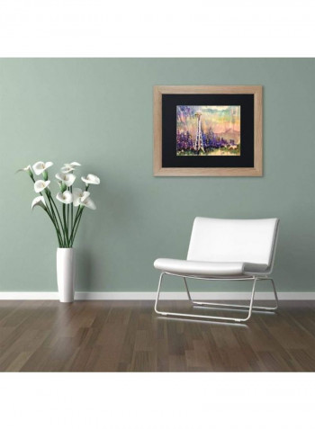 South Carolina Map Canvas Wall Art Multicolour 14 x 19inch