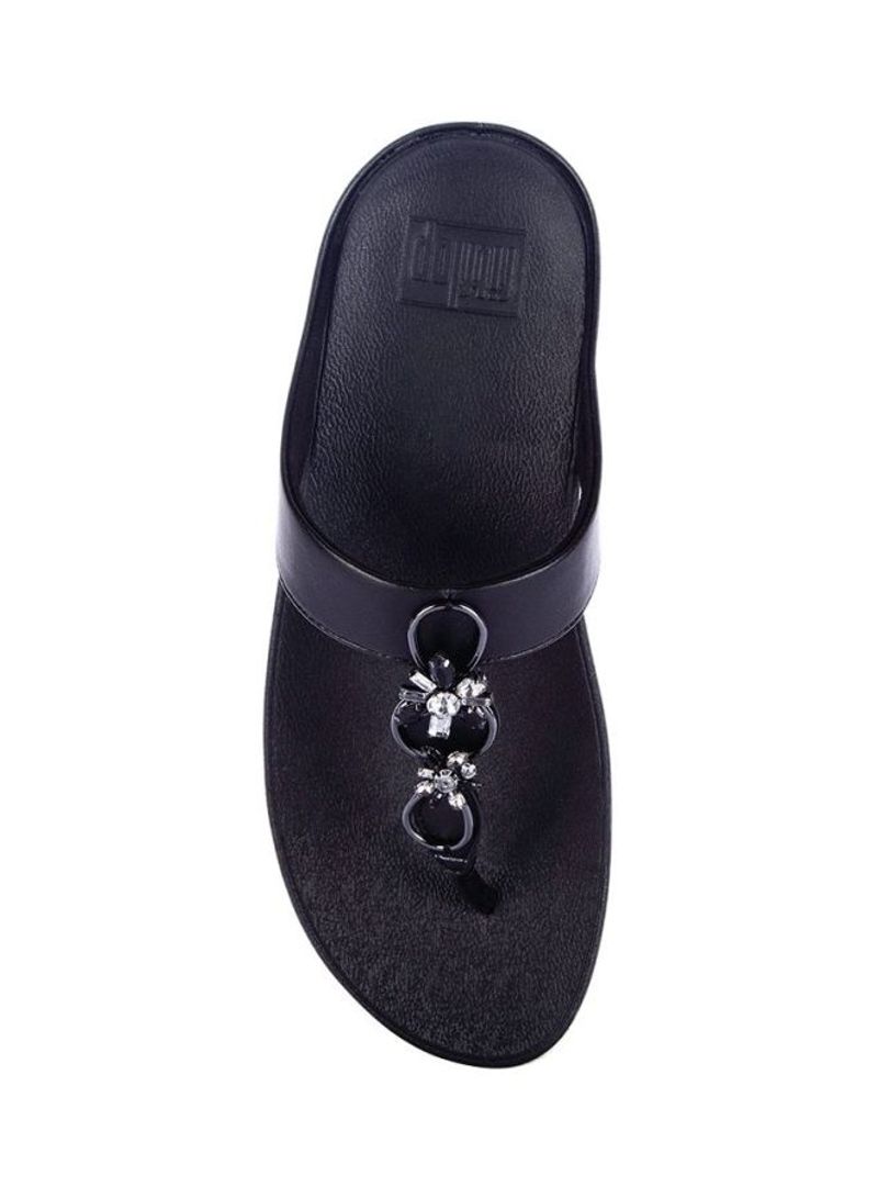 Fino Blossom Casual Sandals Black/Clear