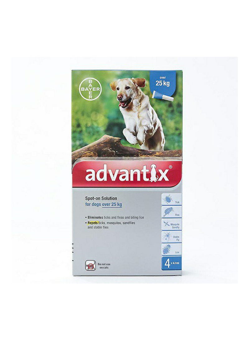 Spot On Solution Ticks And Flea For Dogs Multicolor 4ml