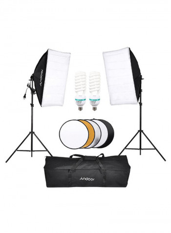 Photography Studio Lighting Kit Black/White