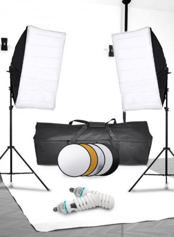 Photography Studio Lighting Kit Black/White