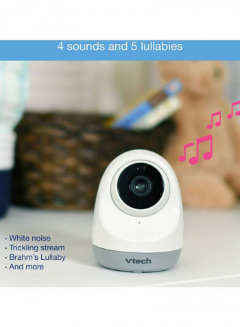Digital Video Baby Monitor With Pan And Tilt Camera