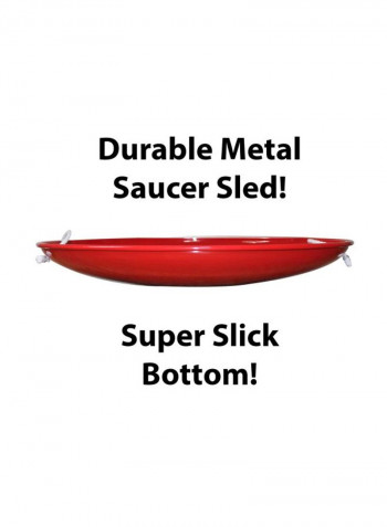 Metal Snow And Sand Disc Saucer Sled