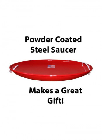 Metal Snow And Sand Disc Saucer Sled
