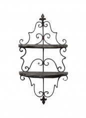 2-Tiered Floating Shelf Black 12.5x6.5x24inch reviews 2-Tiered Floating Shelf Black 12.5x6.5x24inch
