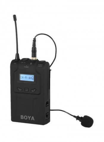 BY-WM8T Digital Wireless Bodypack Transmitter LU-D5381 Black