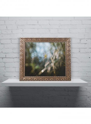 Orange Maple Framed Wall Art multicolour 11 x 14inch