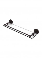 Prestige Regal Wall Mounted Bathroom Shelf Brown/Clear 22inch