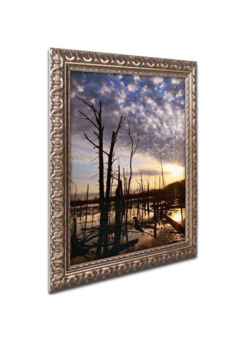 Sandy Ridge 2 Wooden Framed Wall Art Black/White 11 x 14inch