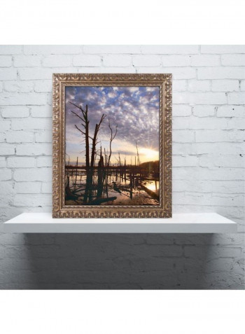 Sandy Ridge 2 Wooden Framed Wall Art Black/White 11 x 14inch