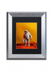 Space Needle Snow Framed Wall Art Multicolour 11 x 14inch