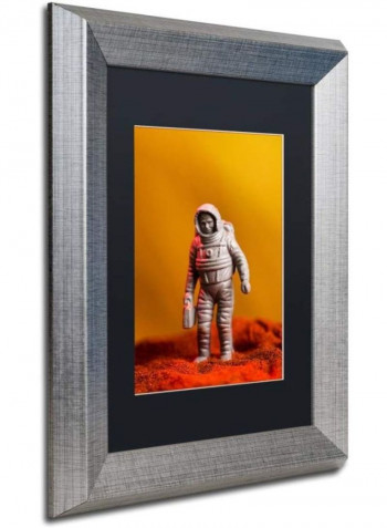 Space Needle Snow Framed Wall Art Multicolour 11 x 14inch