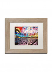 Twister 3 Birch Frame Wall Art Multicolour 11 x 14inch