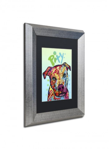 Pittsburgh Street Map Framed Wall Art multicolour 11 x 14inch