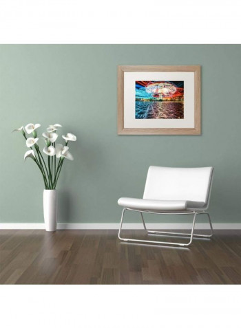 Twister 2 Framed Wall Art multicolour 11 x 14inch