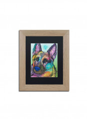 Reza 20 Framed Wall Art Grey 24 x 32inch