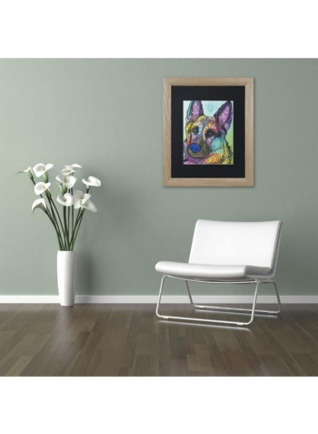 Reza 20 Framed Wall Art Grey 24 x 32inch