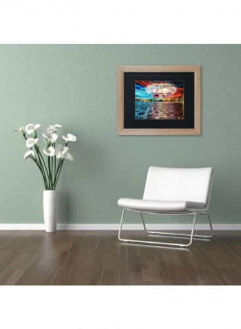Twister 2 Framed Wall Art multicolour 11 x 14inch